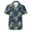 Thumbnail: Gold and Navy print Men's Hawaiian Casual Shirt..