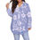 Thumbnail: Floral ptn Print Women's Shirt With Long Sleeve(Plus Size). (SPI)