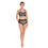 Thumbnail: Studded outline Print Women's Swimsuit Set With Halter. (SPI)