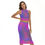 Thumbnail: Rainbow colors PNP Print Women's Tank Top & Split High Skirt Set. (SPI)