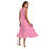 Thumbnail: Pink Women's Sleeveless Dress With Diagonal Pocket. (SPI)