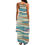 Thumbnail: Ethic patterns intwined Women's Elegant Sleeveless Evening Dress.