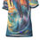 Thumbnail: Dolphins Jumping Print Men's O-Neck T-Shirt |Cotton. (SPI)