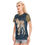 Thumbnail: Jaguar Print Women's Round Neck T-Shirt | 190GSM Cotton. (SPI)