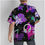 Thumbnail: Love Music Print Men's Hawaiian Shirt With Button Closure. (SPI)