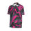 Thumbnail: Purple arrow zig zag Print Men's Polo Collar Jersey. (SPI)