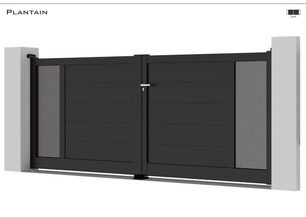 TENDANCE 2021
Coloris : RAL 9005 FT
Remplissage :Tôles Standards / Lames 240 Horizontales (ou Lames 150)
Décor : Non
Bicoloration : Tôles Argent Satiné