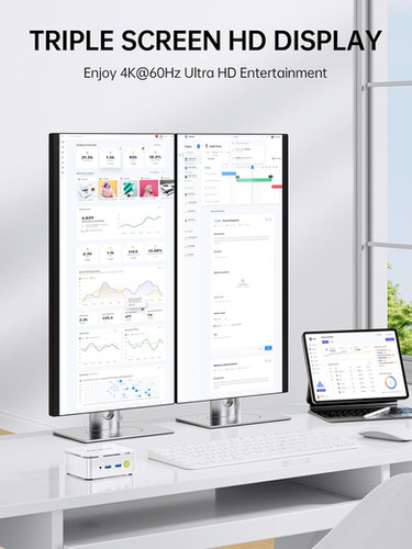 GMKtec G10 Mini PC Ryzen 5 3500U (Beats N150), 16GB RAM 512GB SSD