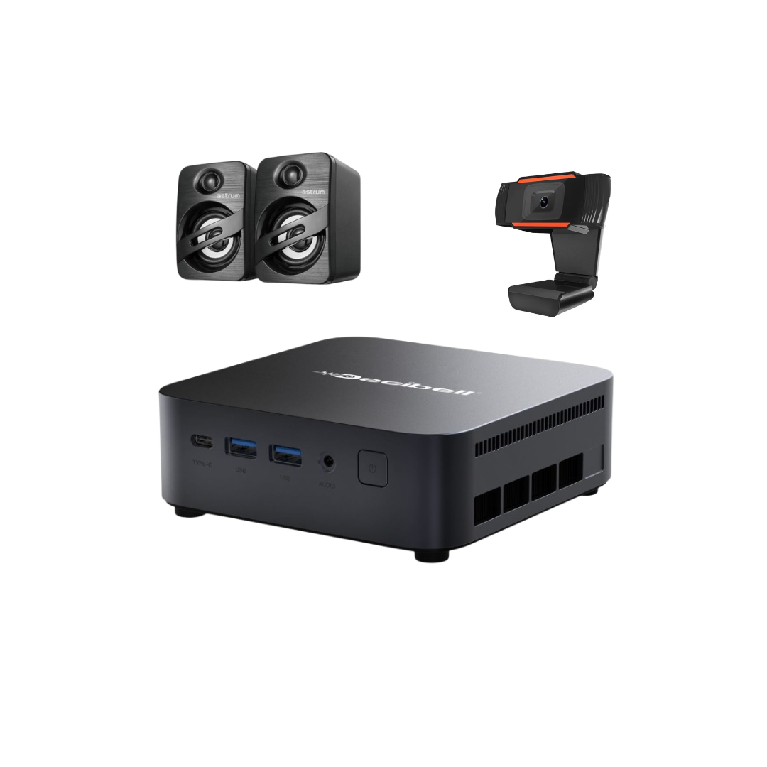 Decibell Mini PC Bundle AMD Ryzen 7 7735HS 16GB RAM 1TB NVMe SSD Win11Pr