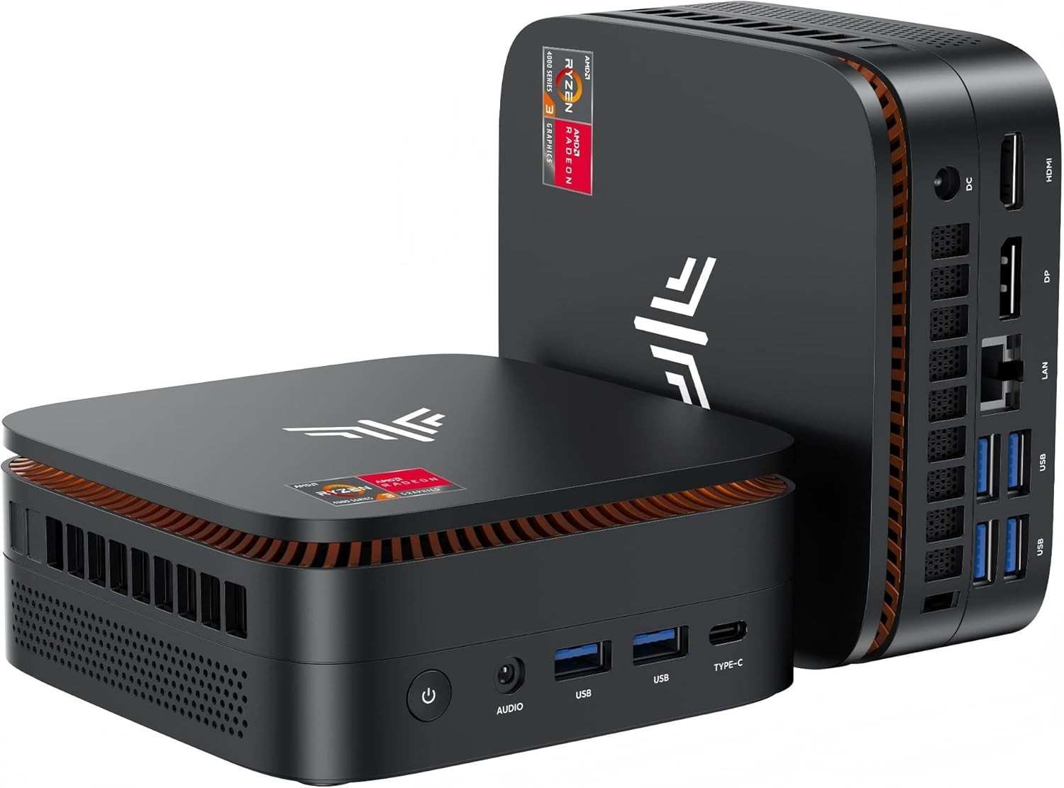KAMRUI Pinova P1 Mini PC - AMD Ryzen 4300U, 16GB RAM, 256GB SSD