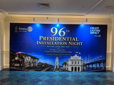 A New Chapter, An Old Promise: Rotary Club of Penang Installs 96th President and Board for a Year of "Lasting Impact"