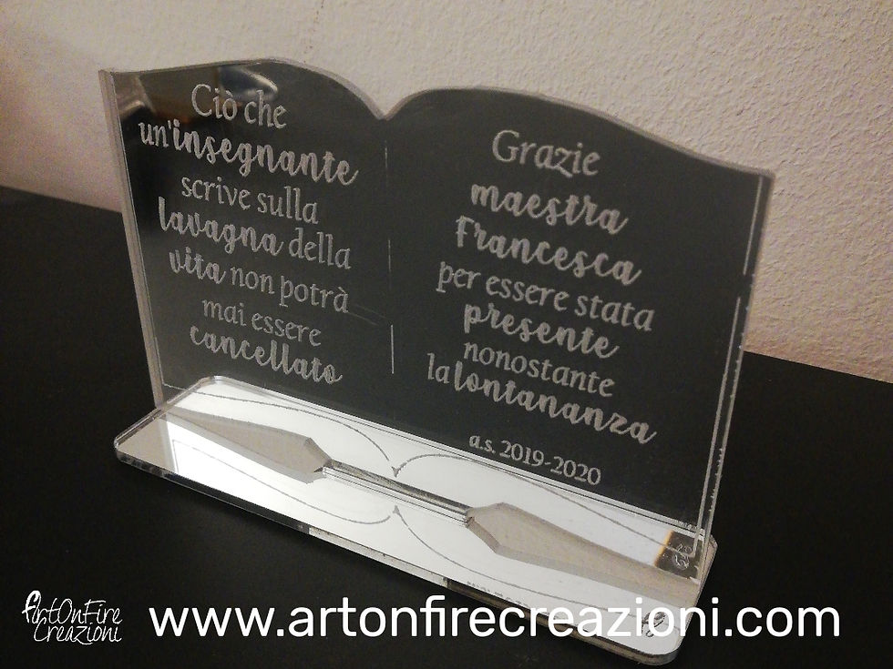 Miniatura: Targhe in plexiglass con incisione personalizzata