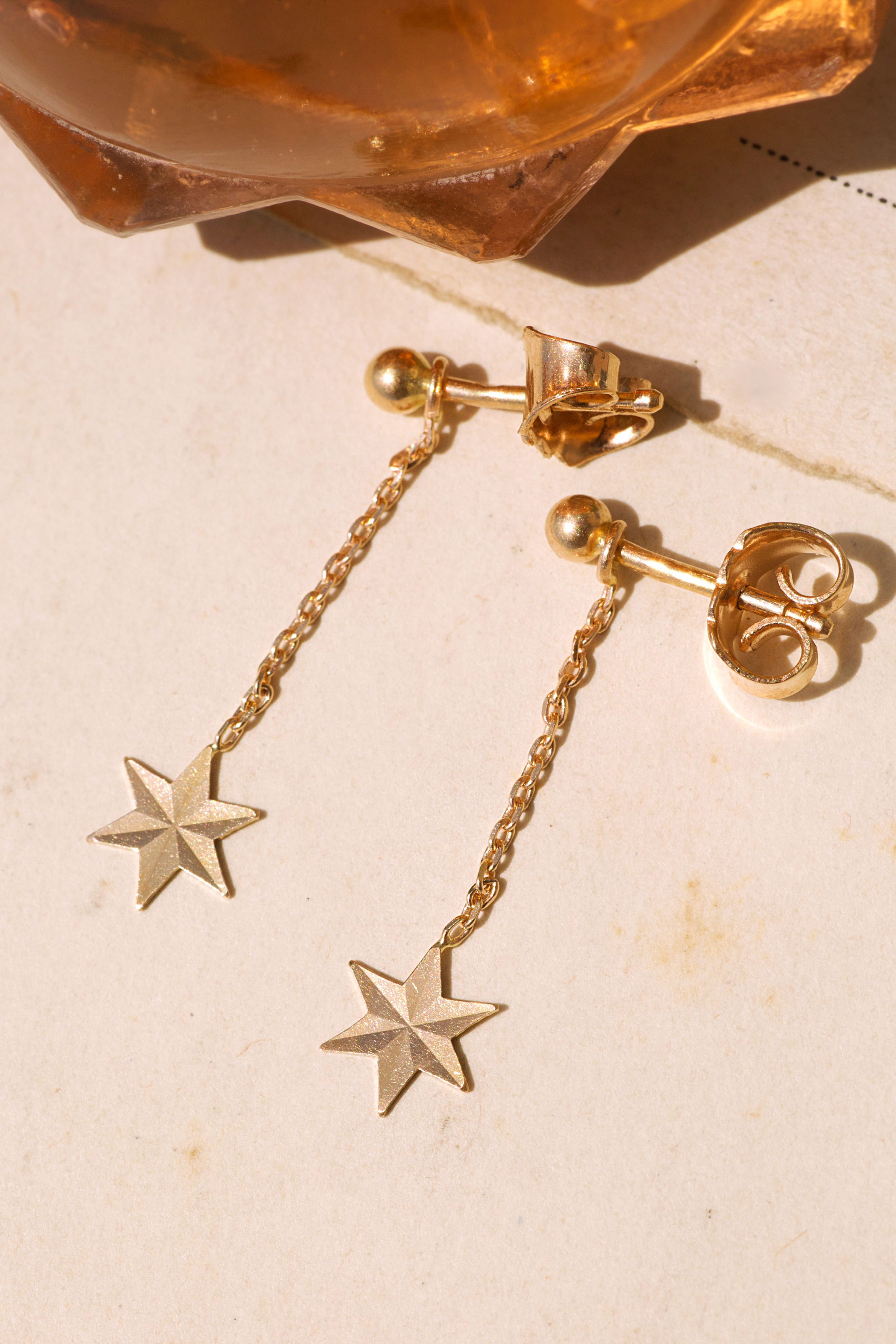 Pendants d'oreille étoiles