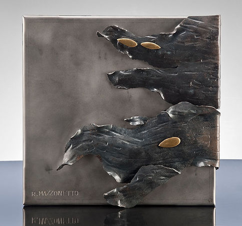 Fuoco Nero, cm,29 x 29 , ferro forgiato