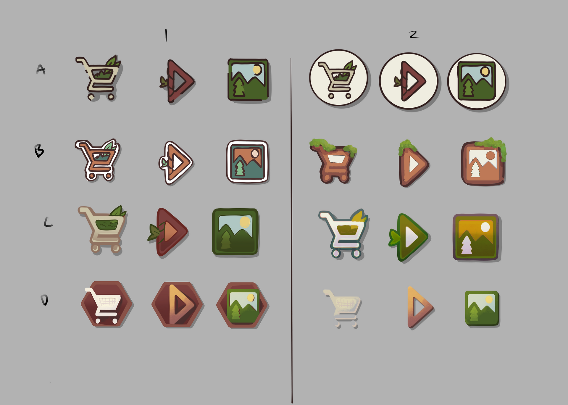 Early icon concepts