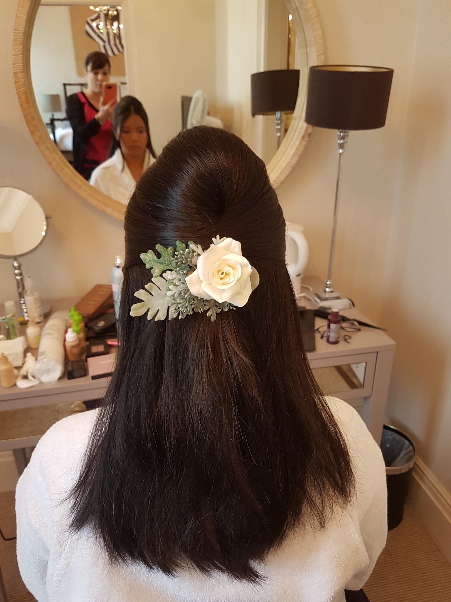 Bridesmaid hair