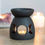 Thumbnail: Black Triple Moon Cut Out Oil Burner