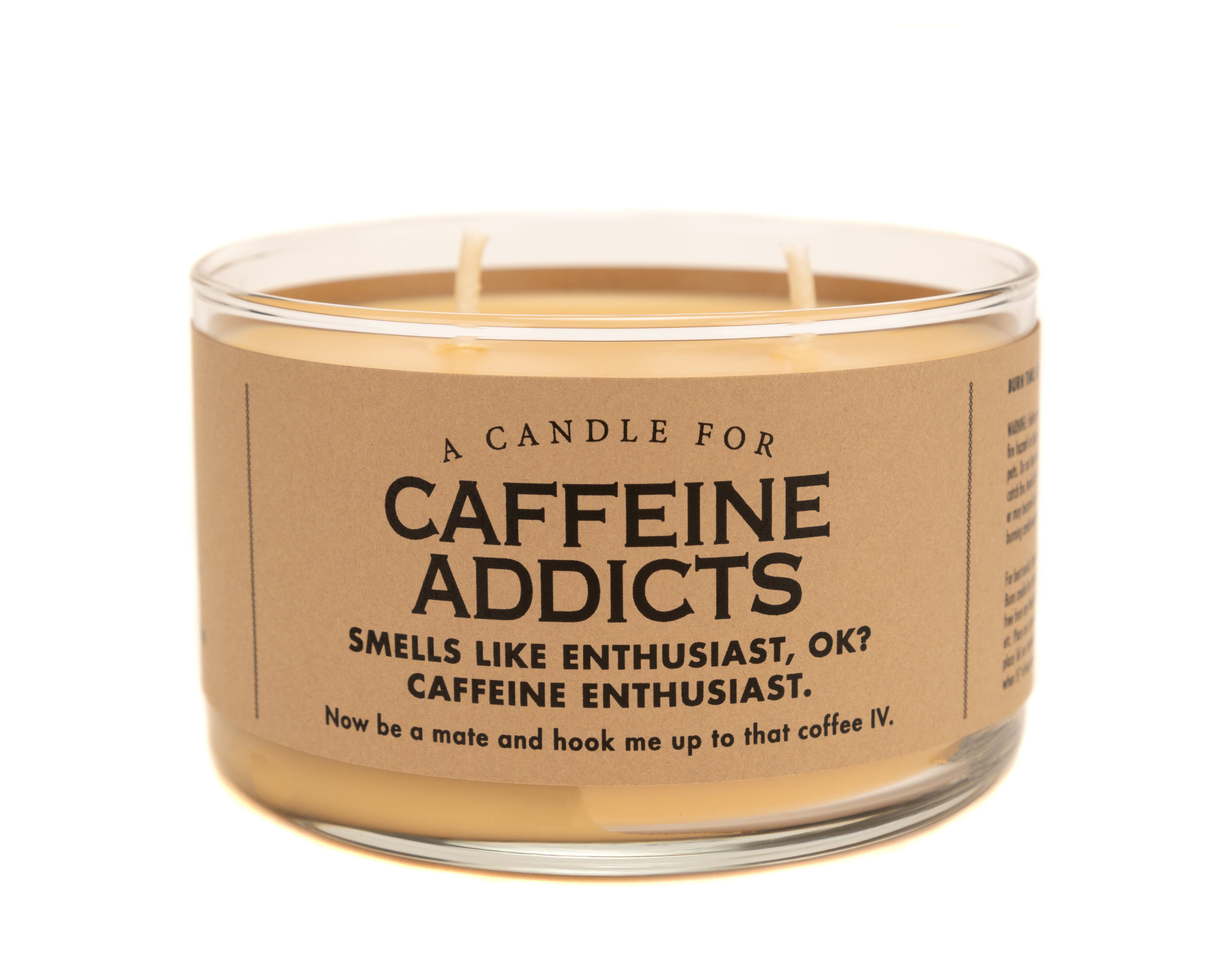 A Candle for Caffeine Addicts
