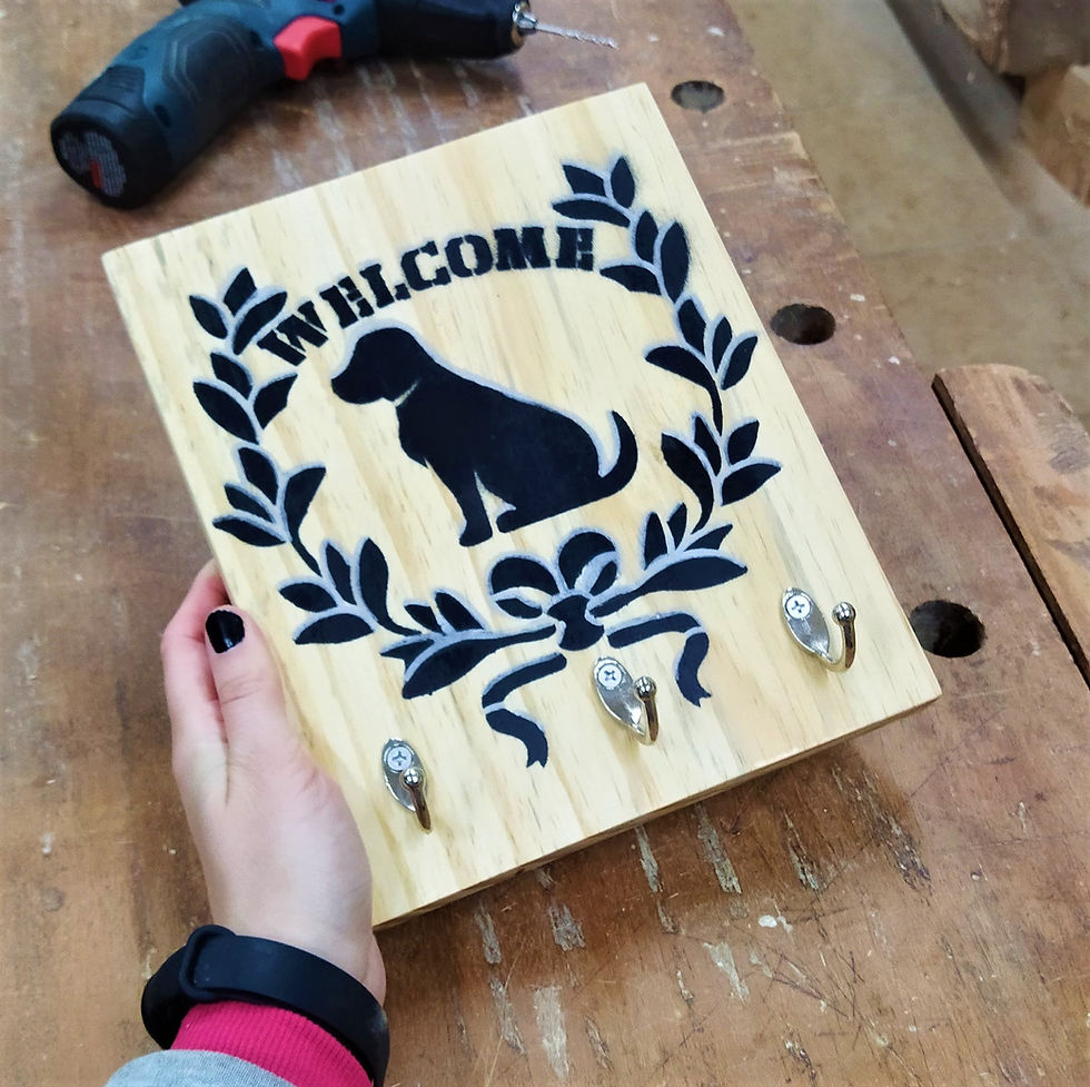 Miniatura: Porta Coleiras Welcome