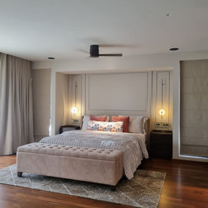 Contemporary apartment Interior with Warm Textures