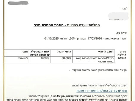 החמרת מצב רפואי אצל נכי צה"ל כיצד זה משפיע על זכויותיהם והדרכים להגיש בקשה מחדש