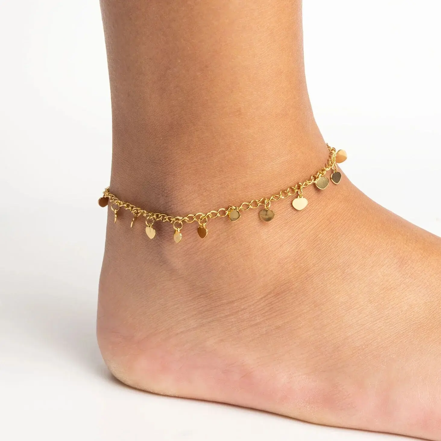 Dangle Hearts Anklet