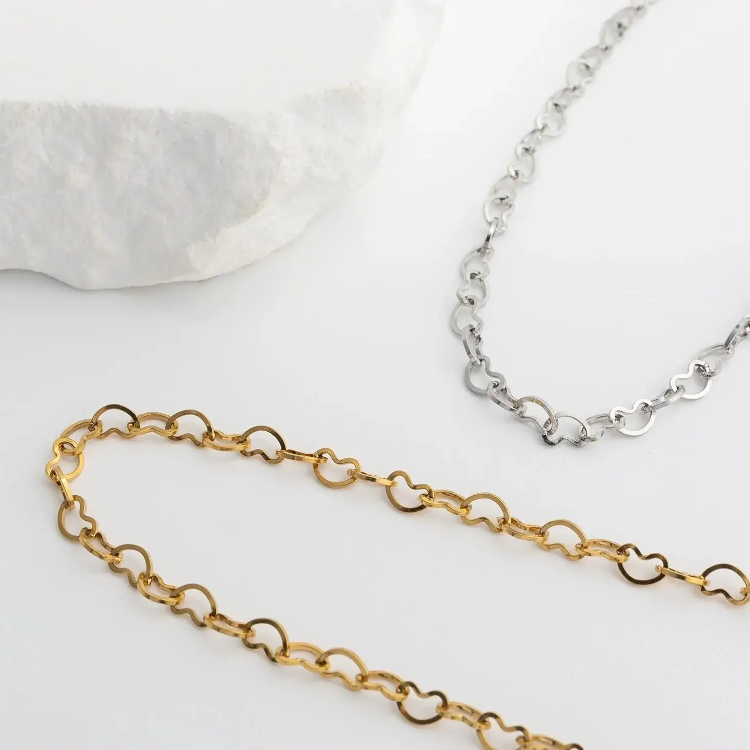 Intertwined Hearts Anklet