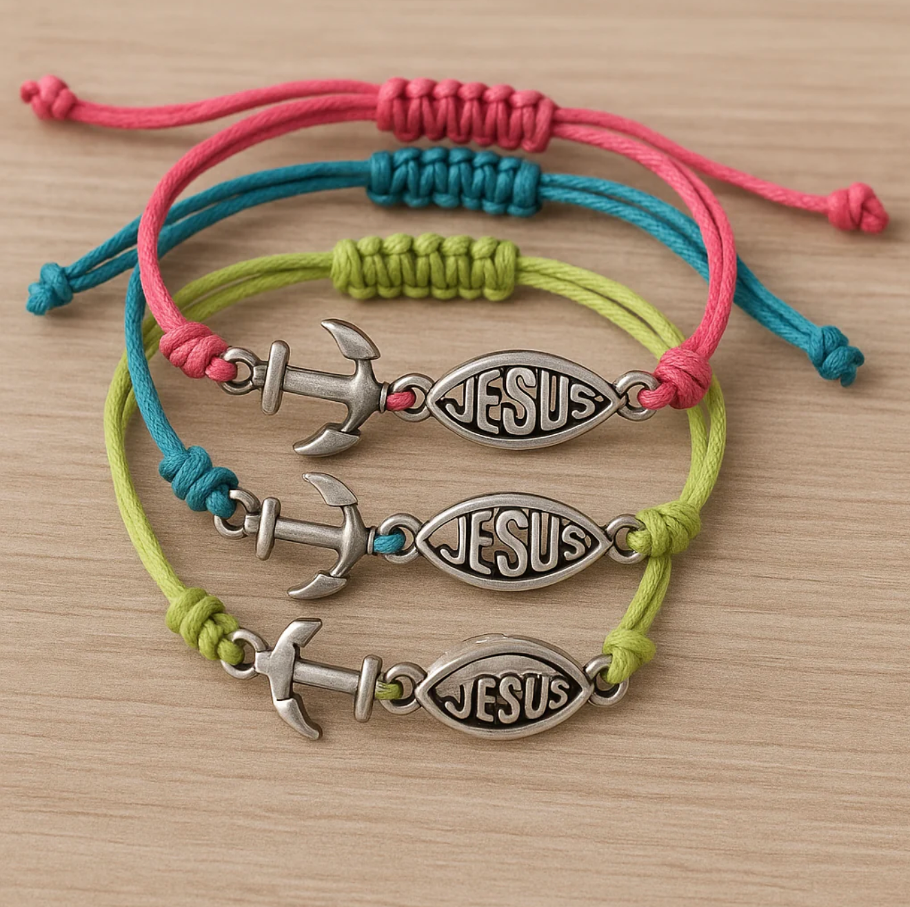 Jesus Anchor Bracelet