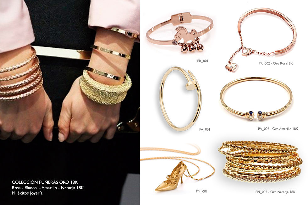 Pulseras y puñeras