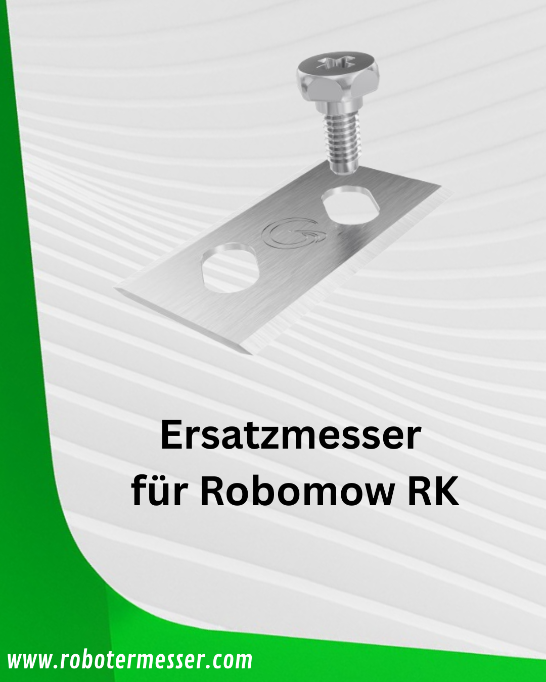 Ersatzmesser für Robomow RK – rostfreier Stahl, präziser Rasenschnitt – bei Robotermesser.com