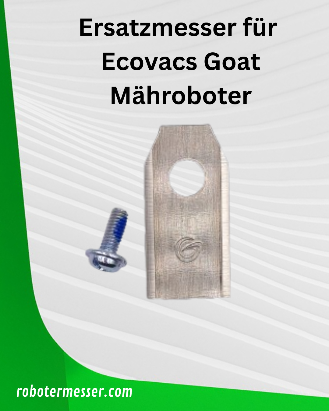 Ecovacs GOAT Mähroboter Ersatzmesser – hochwertige Edelstahl-Klingen für präzisen Rasenschnitt