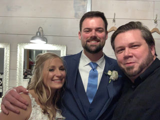 DJ Justin Jaggers with Kathryn & Mason Piper at Spring Creek Ranch Weddings 1.18.20