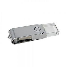usb cristal grabado logo