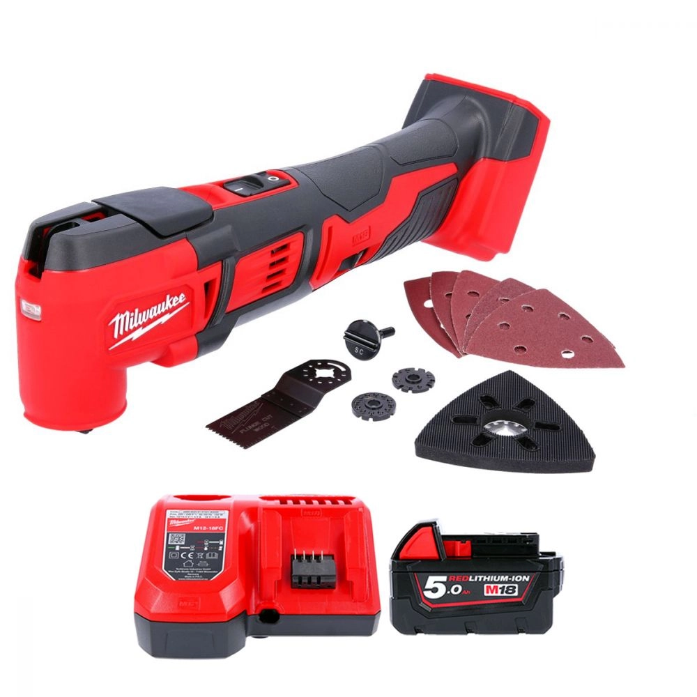 Milwaukee M18BMT M18 18V Compact Multi Tool With 1 x 5.0Ah Battery & Charger