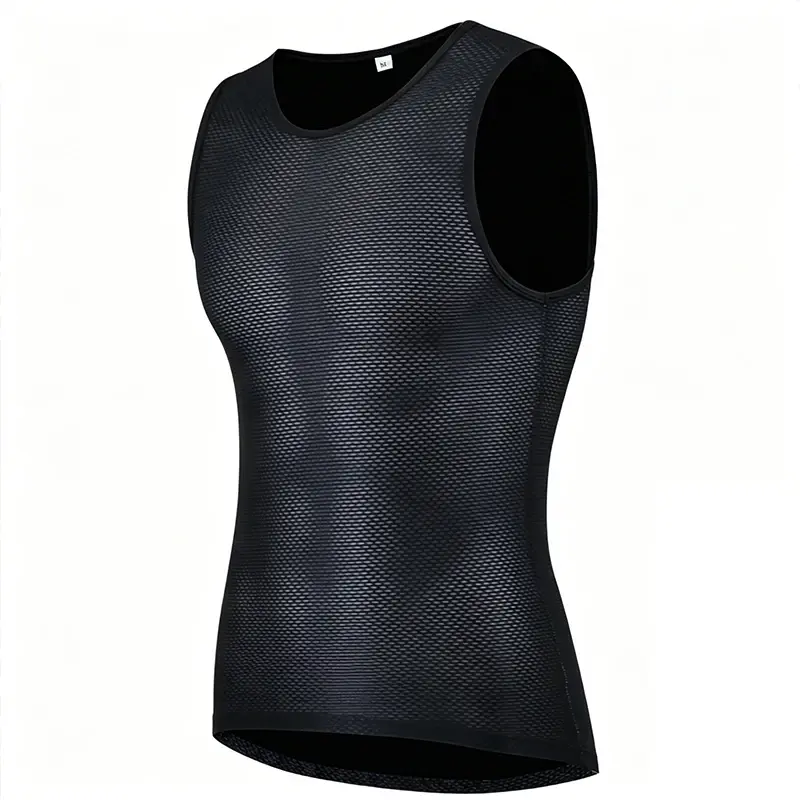 Miniatura: Cycling Underwear Men's Sleeveless Cycling Vest Cool Mesh Stretch Road Cycling J