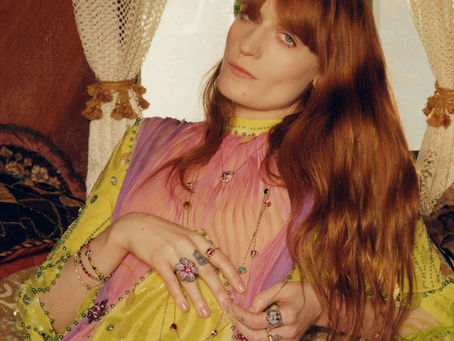 Florence Welch en la nueva campaña de Gucci