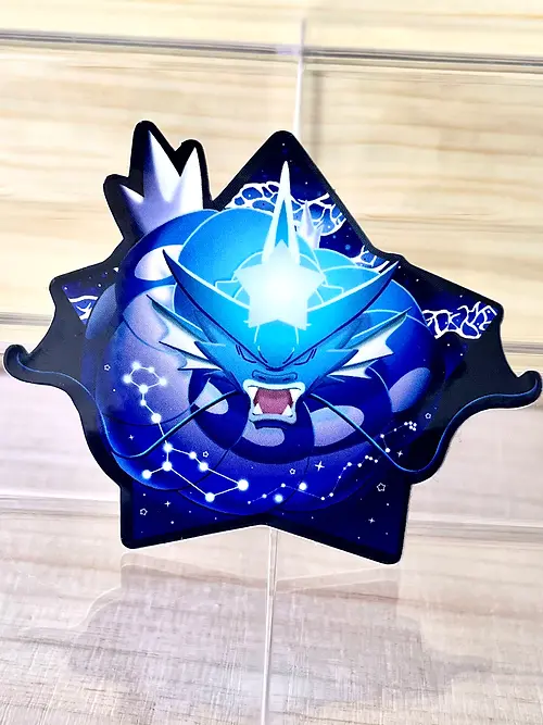 Thumbnail: Celestial Sun and Moon Ninetales print on a star shape
