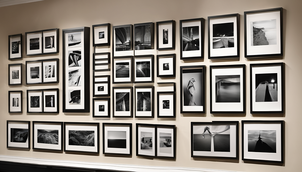 Black & White Photography Exhibit Night