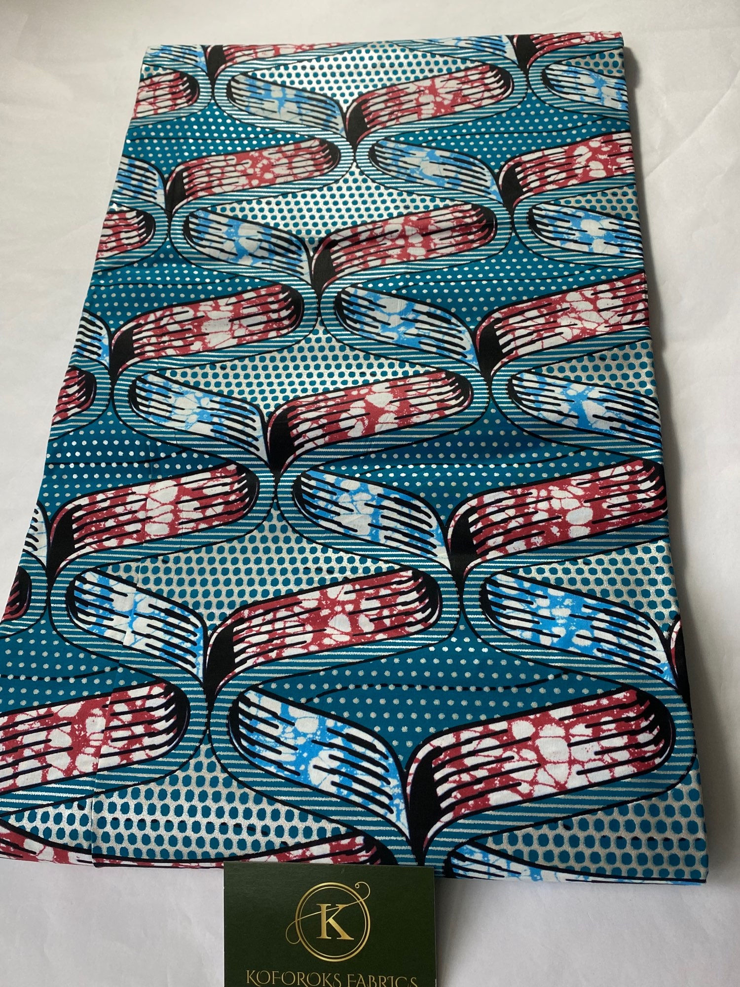 Embellished Gold Wax Print