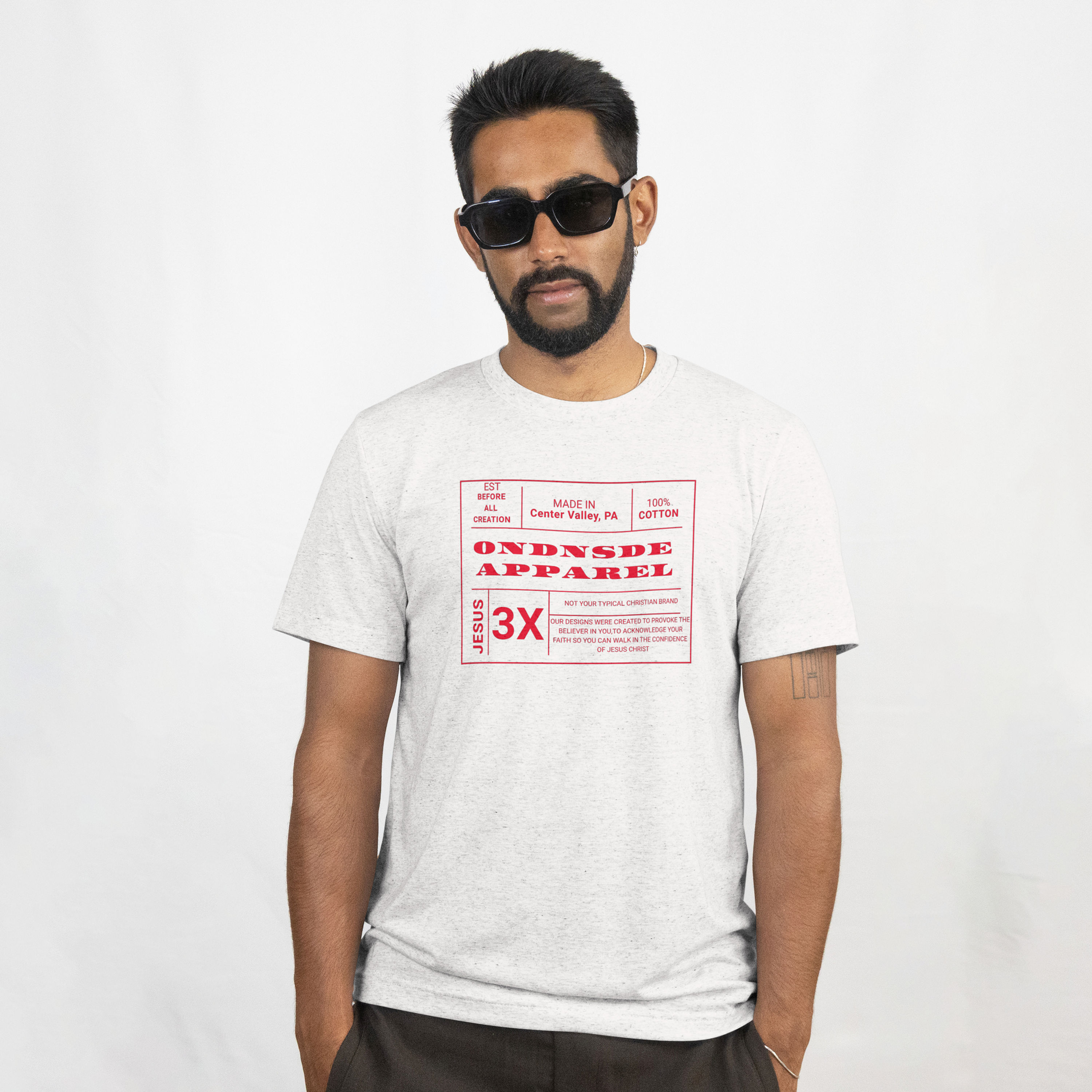 ondnsde brand TAG jumbo front or back printed