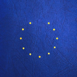 blue-and-yellow-round-star-print-textile