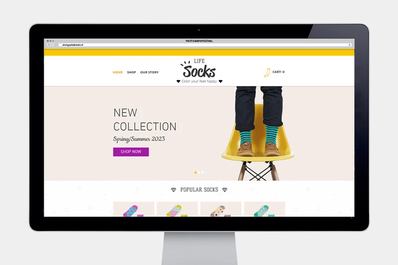 Website for Digital Marketing course for digital marketing, WIX website