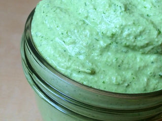 zesty lemon parsley cashew cream