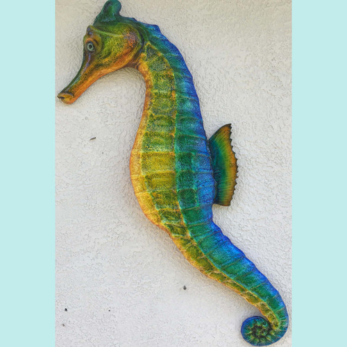Decorative Seahorse Mounts | Hand-Painted by artist Greg Cassell
