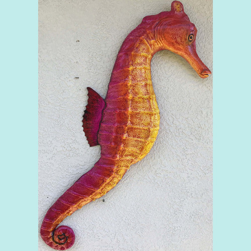 Decorative Seahorse Mounts | Hand-Painted by artist Greg Cassell
