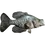 Thumbnail: Angled view of a Black Crappie fish mount from the tail forward showing the depth and scale structure.