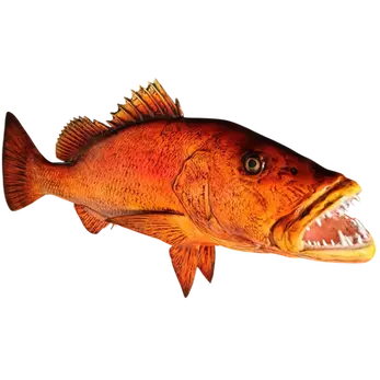 Custom Cubera Snapper Fiberglass Wall Mount Replica