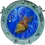 Thumbnail: Deep Water Anglerfish Decorative Porthole featuring glowing jellyfish and a resin-crafted frame