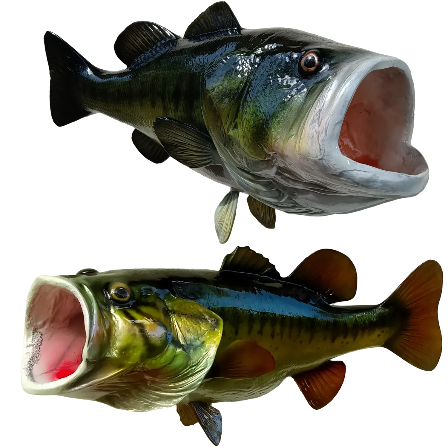 Largemouth Bass Fish Mount Replicas