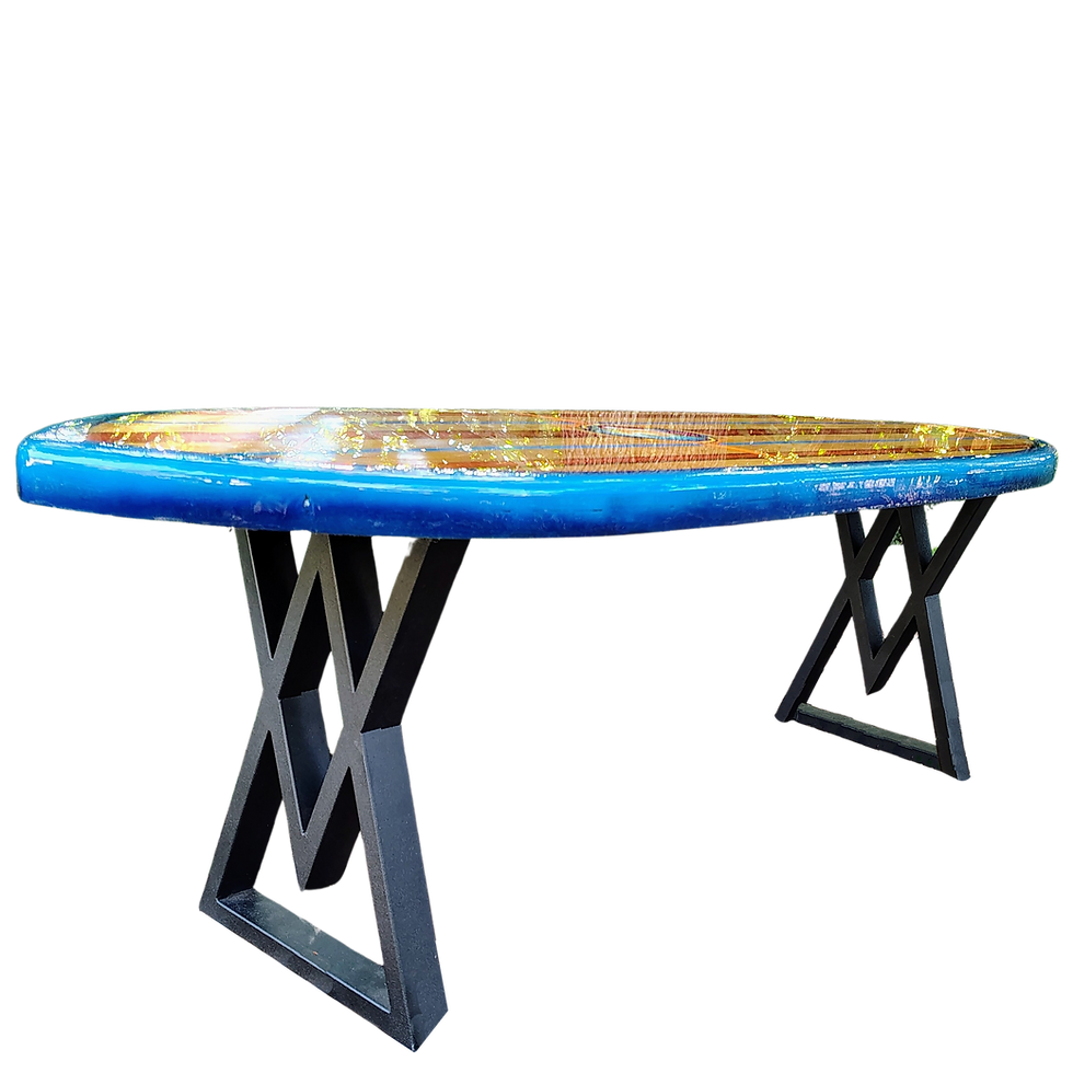 Thumbnail: Handcrafted Surfboard Coffee Table | Functional Art for Your Space